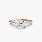 Solitaire with Eternity Pavé