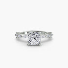 Solitaire with Eternity Pavé