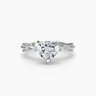 Solitaire with Eternity Pavé