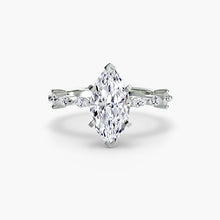 Solitaire with Eternity Pavé