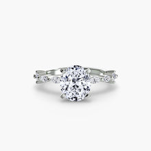 Solitaire with Eternity Pavé