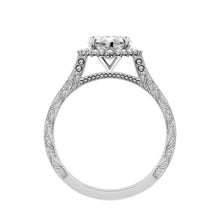 Pear Lab-grown Diamond Bridal Ring — front