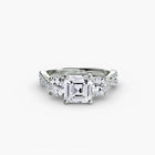 Three-Stone with Pavé Band 2