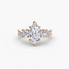 Three-Stone with Pavé Band 2