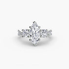 Three-Stone with Pavé Band 2