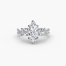 Three-Stone with Pavé Band 2