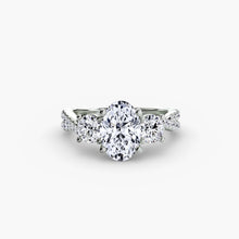 Three-Stone with Pavé Band 2