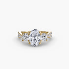 Three-Stone with Pavé Band 2