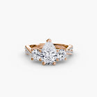 Three-Stone with Pavé Band 2