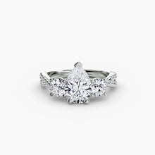 Three-Stone with Pavé Band 2