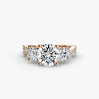 Three-Stone with Pavé Band 2