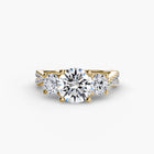 Three-Stone with Pavé Band 2