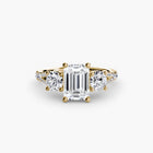 Three-Stone with Pavé Band 3