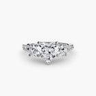 Three-Stone with Pavé Band 3