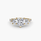 Three-Stone with Pavé Band 3
