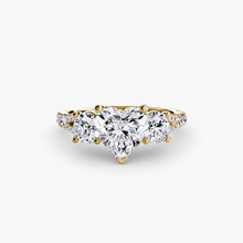 Three-Stone with Pavé Band 3