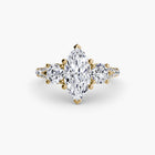 Three-Stone with Pavé Band 3