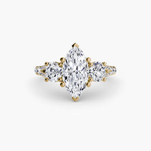 Three-Stone with Pavé Band 3