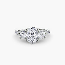 Three-Stone with Pavé Band 3