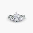 Three-Stone with Pavé Band 3