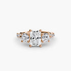 Three-Stone with Pavé Band 3