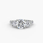 Three-Stone with Pavé Band 3