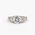 Three-Stone with Pavé Band 3