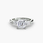 Three-Stone Ring (Baguette Side Stones)