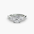 Three-Stone Ring (Baguette Side Stones)