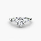 Three-Stone Ring (Baguette Side Stones)