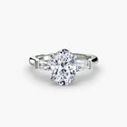 Three-Stone Ring (Baguette Side Stones)