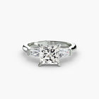 Three-Stone Ring (Baguette Side Stones)