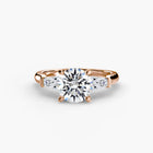 Three-Stone Ring (Baguette Side Stones)