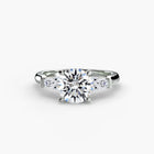 Three-Stone Ring (Baguette Side Stones)