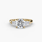 Three-Stone Ring (Baguette Side Stones)