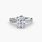 Solitaire with Pavé 3