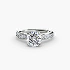 Solitaire with Pavé 3