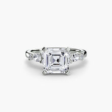 The Floral Accent Solitaire