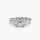 The Floral Accent Solitaire