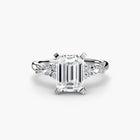 The Floral Accent Solitaire