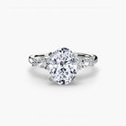 The Floral Accent Solitaire