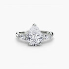 The Floral Accent Solitaire