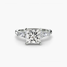 The Floral Accent Solitaire