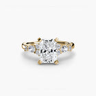 The Floral Accent Solitaire