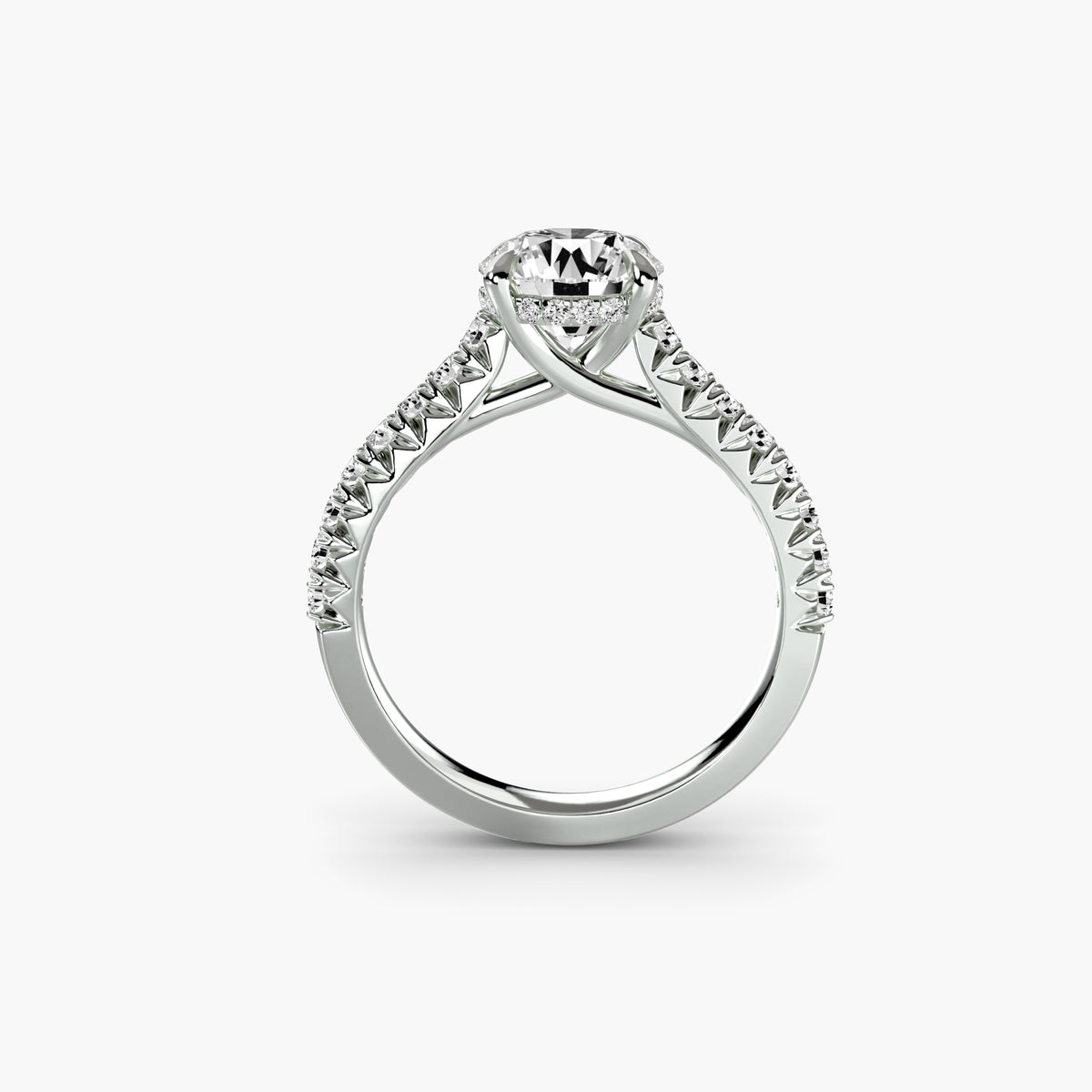 Solitaire with Pavé 5