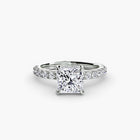 Solitaire with Pavé 6