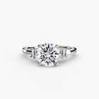 Baguette Accent Solitaire