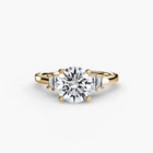 Baguette Accent Solitaire