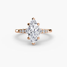 Solitaire with Shoulder Accents