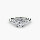 Solitaire with Shoulder Accents 2